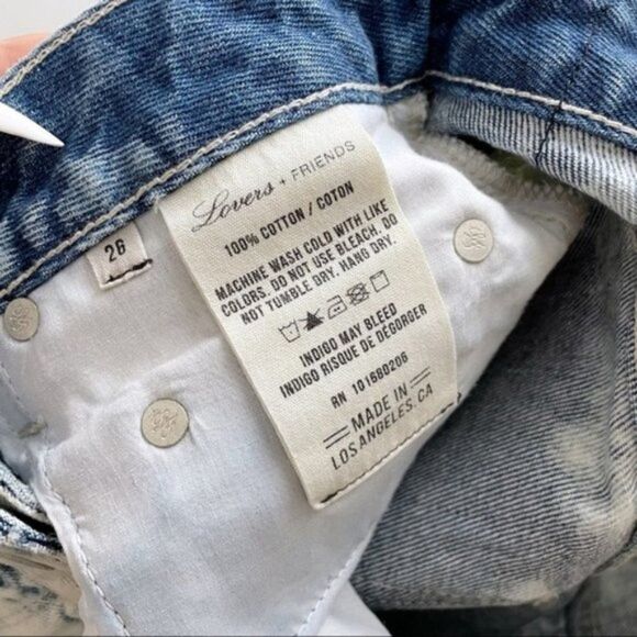 Lovers + Friends Distressed Boyfriend Fit Jeans - Picture 7 of 11